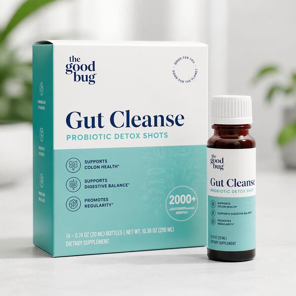 The Good Bug Gut Cleanse Probiotic Detox Shots Detox Binder