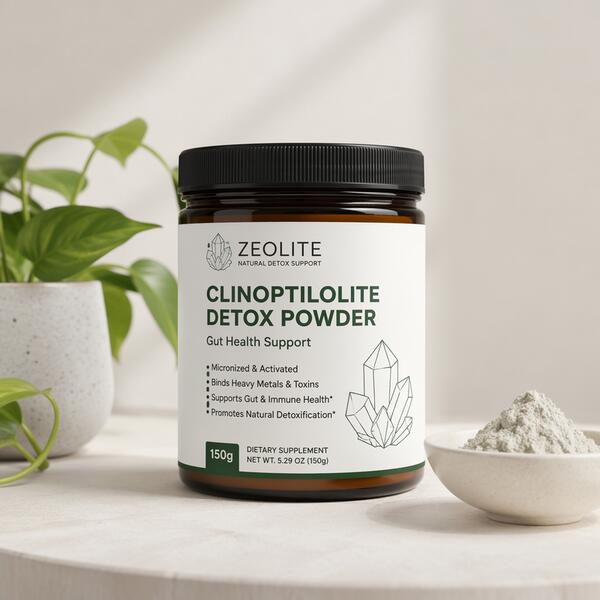 Zeolite Clinoptilolite Detox Powder - Gut Health Detox Binder