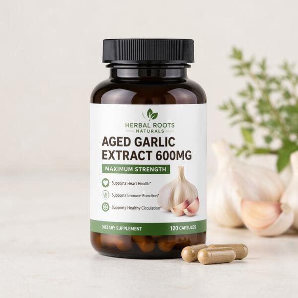 Aged Garlic Extract 600mg Capsules 600mg
