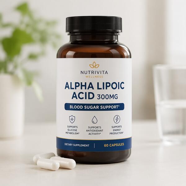 Alpha Lipoic Acid 300mg Blood Sugar Capsules 300mg