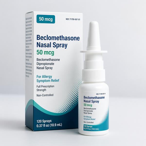 Beclomethasone Nasal Spray 50mcg 50mcg