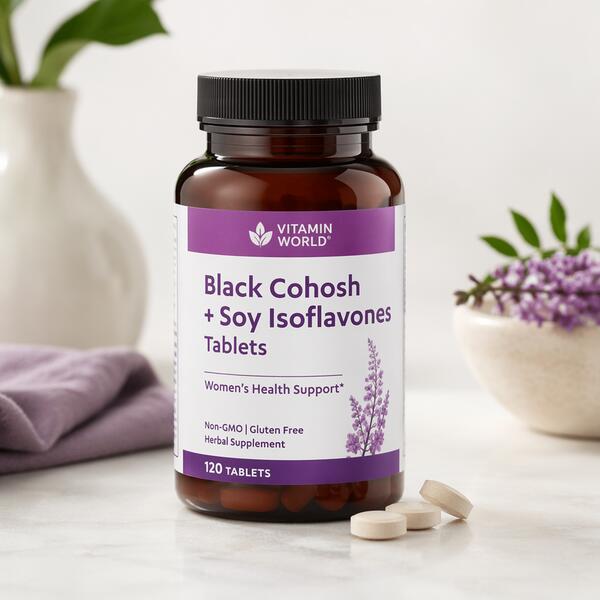 Black Cohosh + Soy Isoflavones Tablets Standard