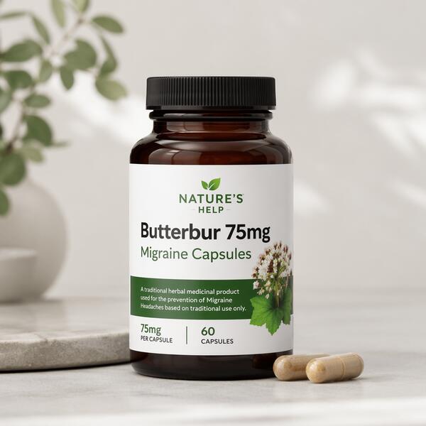 Butterbur 75mg Migraine Capsules 75mg