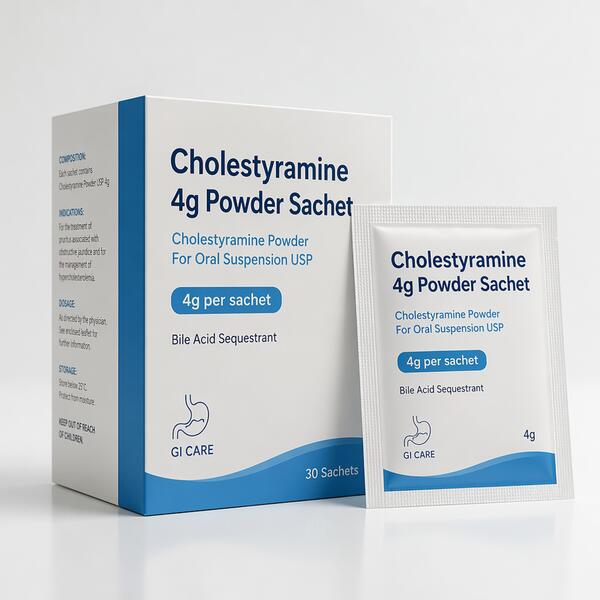Cholestyramine 4g Powder Sachet 4g
