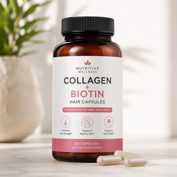Collagen + Biotin Hair Capsules Standard