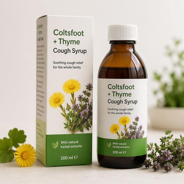 Coltsfoot + Thyme Cough Syrup 200ml 200ml