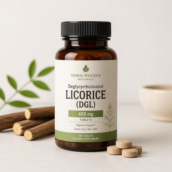 Deglycyrrhizinated Licorice (DGL) 400mg Tablets 400mg
