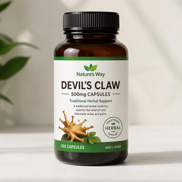 Devil's Claw 500mg Capsules 500mg