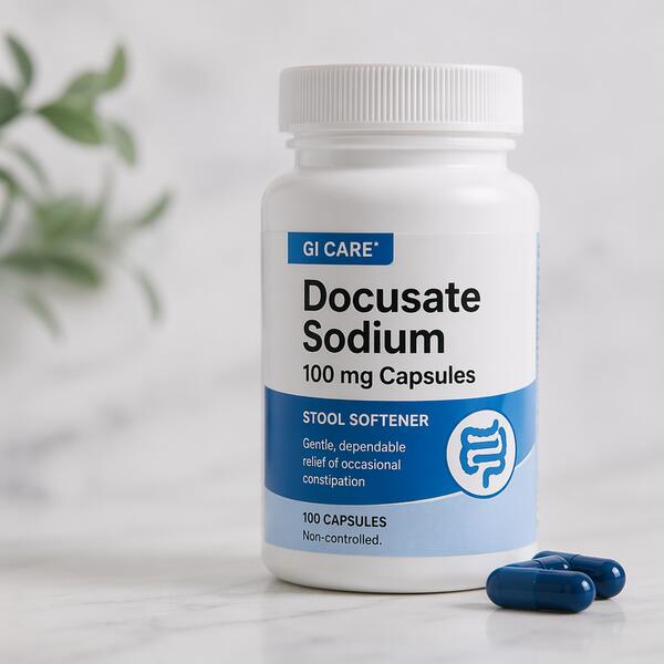 Docusate Sodium 100mg Capsules 100mg