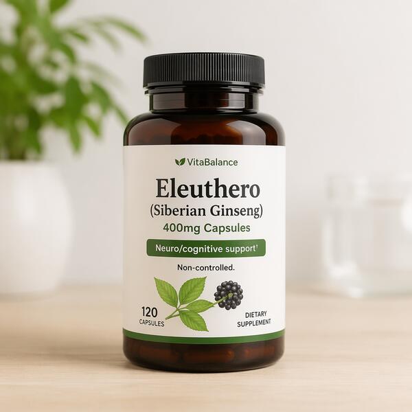 Eleuthero (Siberian Ginseng) 400mg Capsules 400mg