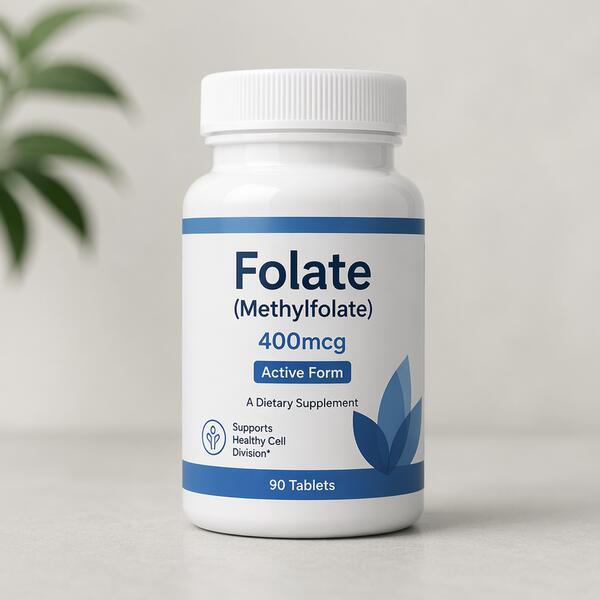 Folate (Methylfolate) 400mcg Tablets 400mcg