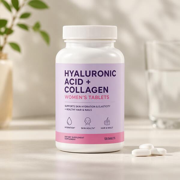 Hyaluronic Acid + Collagen Women's Tablets Standard