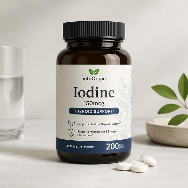 Iodine 150mcg Thyroid Support Tablets 150mcg
