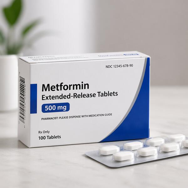 Metformin 500mg Extended Release Tablets 500mg