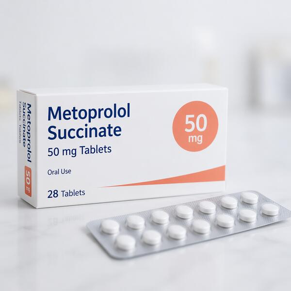 Metoprolol Succinate 50mg Tablets 50mg