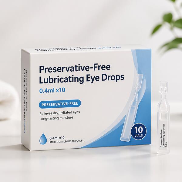 Preservative-Free Lubricating Eye Drops 0.4ml x10
