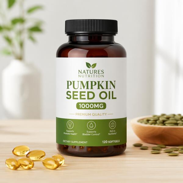 Pumpkin Seed Oil 1000mg Softgels 1000mg