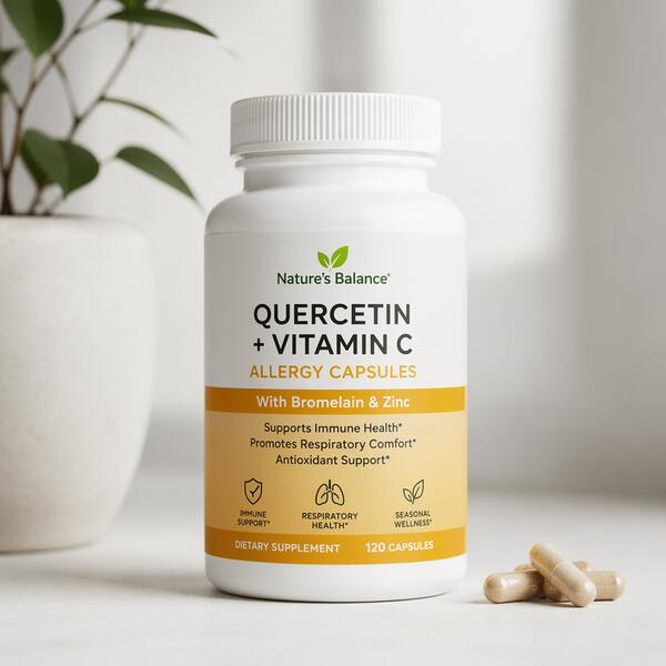 Quercetin + Vitamin C Allergy Capsules Standard