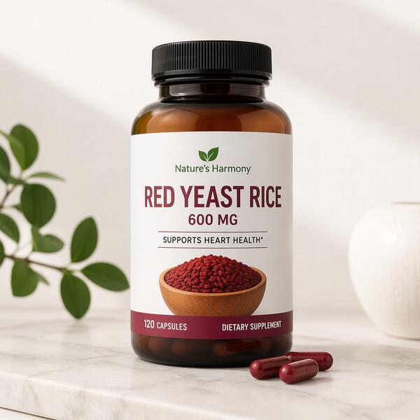 Red Yeast Rice 600mg Capsules 600mg