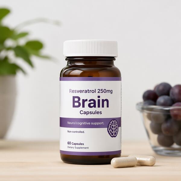 Resveratrol 250mg Brain Capsules 250mg