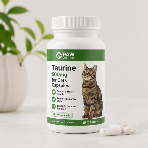 Taurine 500mg for Cats Capsules 500mg