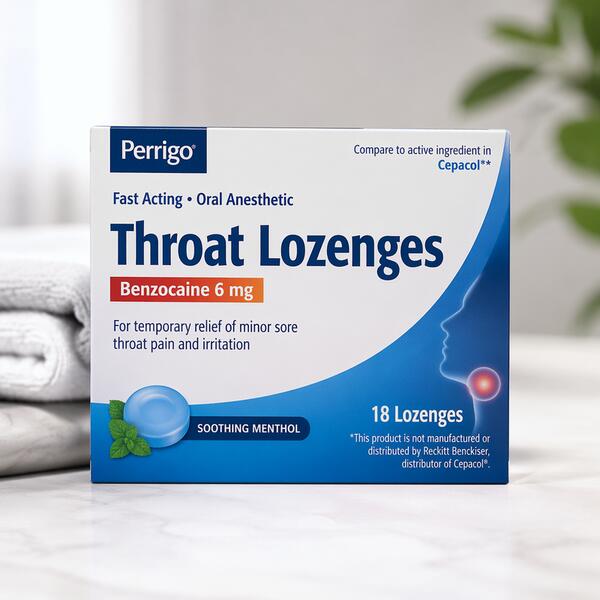 Throat Lozenges Benzocaine 6mg 6mg