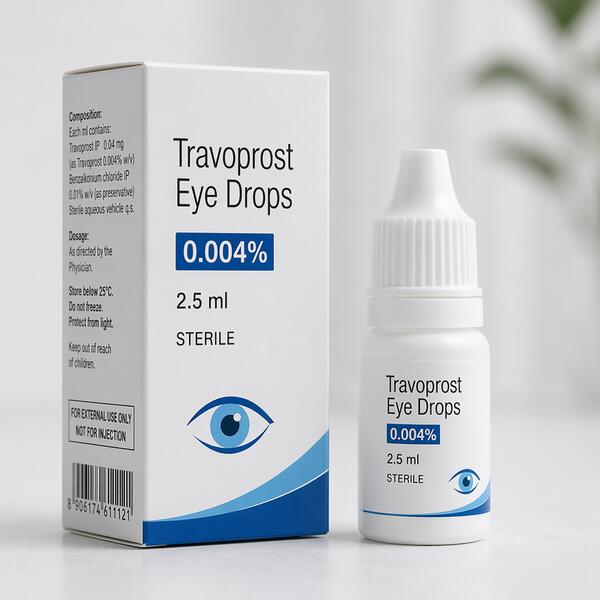 Travoprost 0.004% Eye Drops 2.5ml