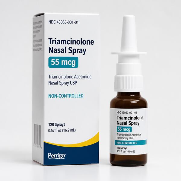 Triamcinolone Nasal Spray 55mcg 55mcg