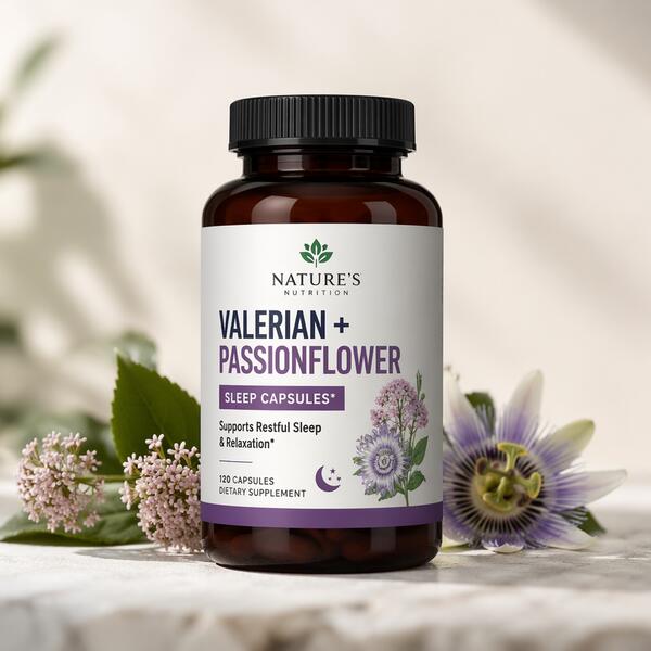 Valerian + Passionflower Sleep Capsules Standard