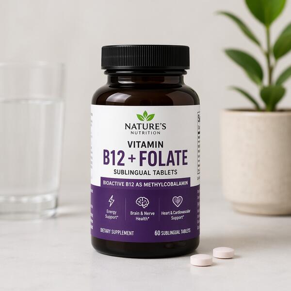 Vitamin B12 + Folate Sublingual Tablets Standard