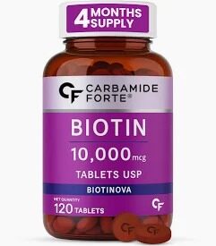 Biotin 10,000 mcg Tablets 10,000 mcg