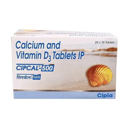 Calcium with Vitamin D3 Tablets Supplement