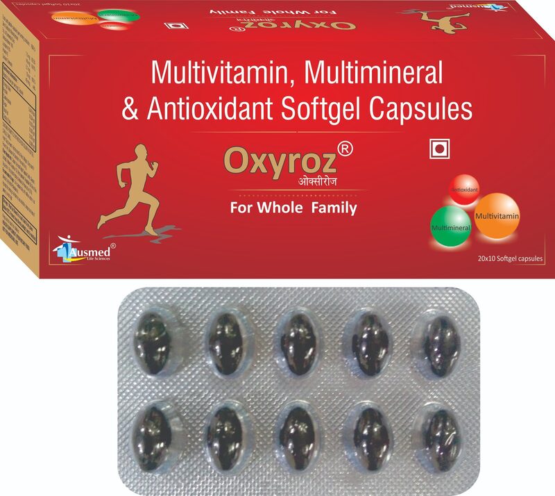 Multivitamin + Mutimineral + Antioxidant Capsules Supplement